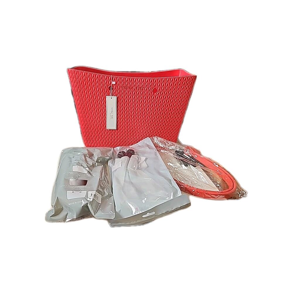 NWT Red Versa Tote With Three Interchangable Hand… - image 2